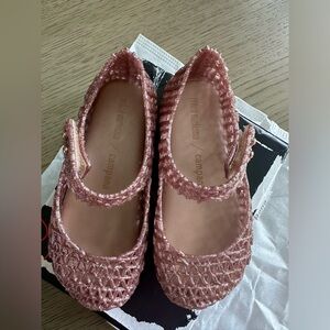 Brand new Mini Melissa campana toddler girl size 9 in pink glitter